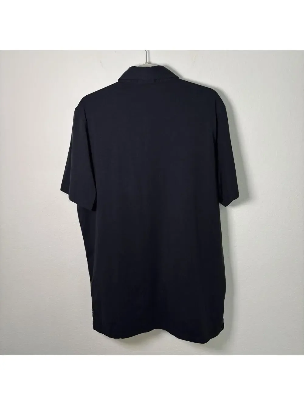 Greyson Golf Spirit Short Sleeve Chest Pocket Polo Black Men’s Size Large EUC